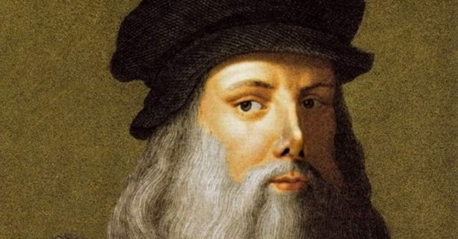 Little secret about Leonardo da vinci