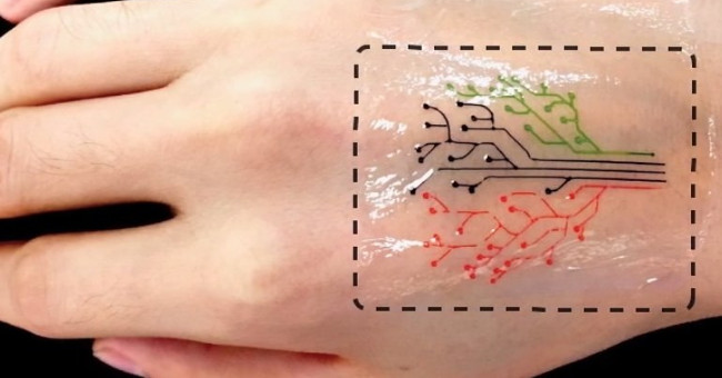 'Live tattoo' can glow to warn pollution