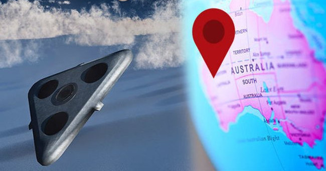 Locate the secret of TR-3B UFO triangle on Google Earth?