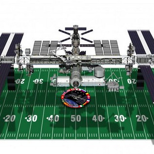 Looking back at the ISS space station after 15 years of operation
