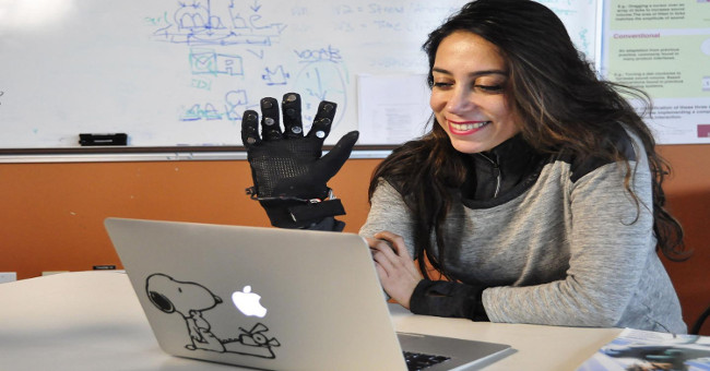 Love gloves help connect long distances