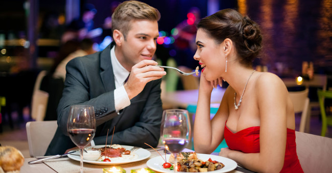 Love will 'fatten' you very quickly