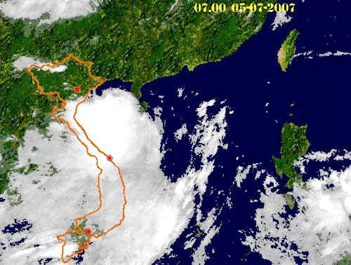 Low pressure will cause heavy rain in the North