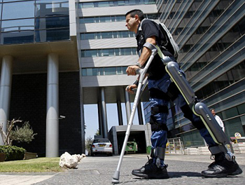 Magic legs of paralyzed people