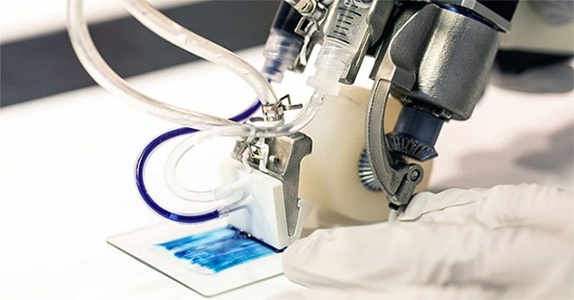Manufacture of handheld leather printers to handle severe burns