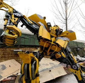 Manufacturing robots from scrap