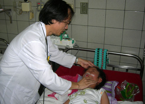 Many children with meningitis enter the hospital