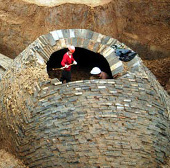 Many dried corpses exposed on the