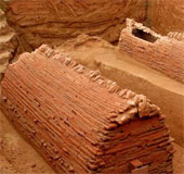 Many tombs have been discovered dating back over 6000 years