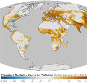 Map reveals the most polluted countries on the planet