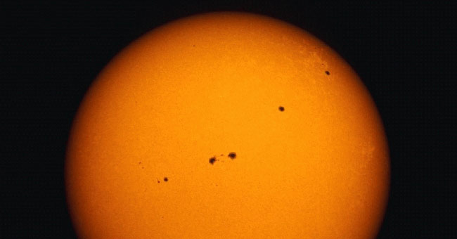 March 9: The first detection of Sunspot