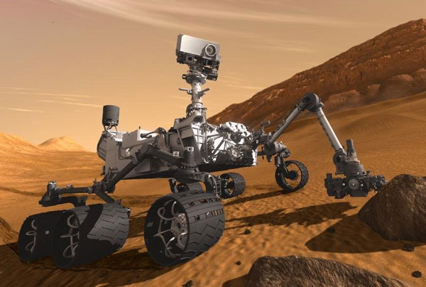 Mars exploration robots will land harassment