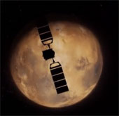 Mars landscape through 3D images