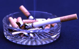 Maternal mice infected with nicotine, baby mice reduced awareness