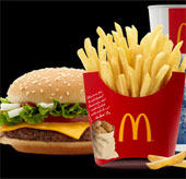 McDonald's tests the wireless charger at the restaurant