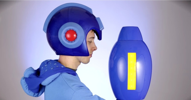 Mega Man style helmet launches