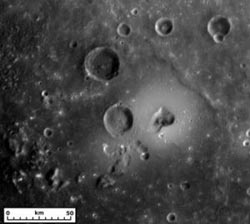 Mercury surface formed by volcanic activity and iron deficiency