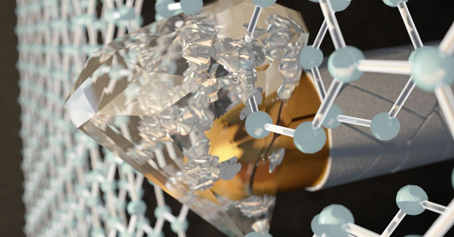 Metamaterials are harder than diamonds when shot