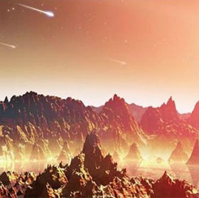 Meteors bring 'the origin of life' to Earth