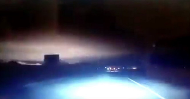 Meteors explode into night in Siberia