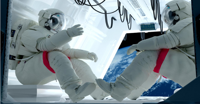 Method to turn astronaut waste into food