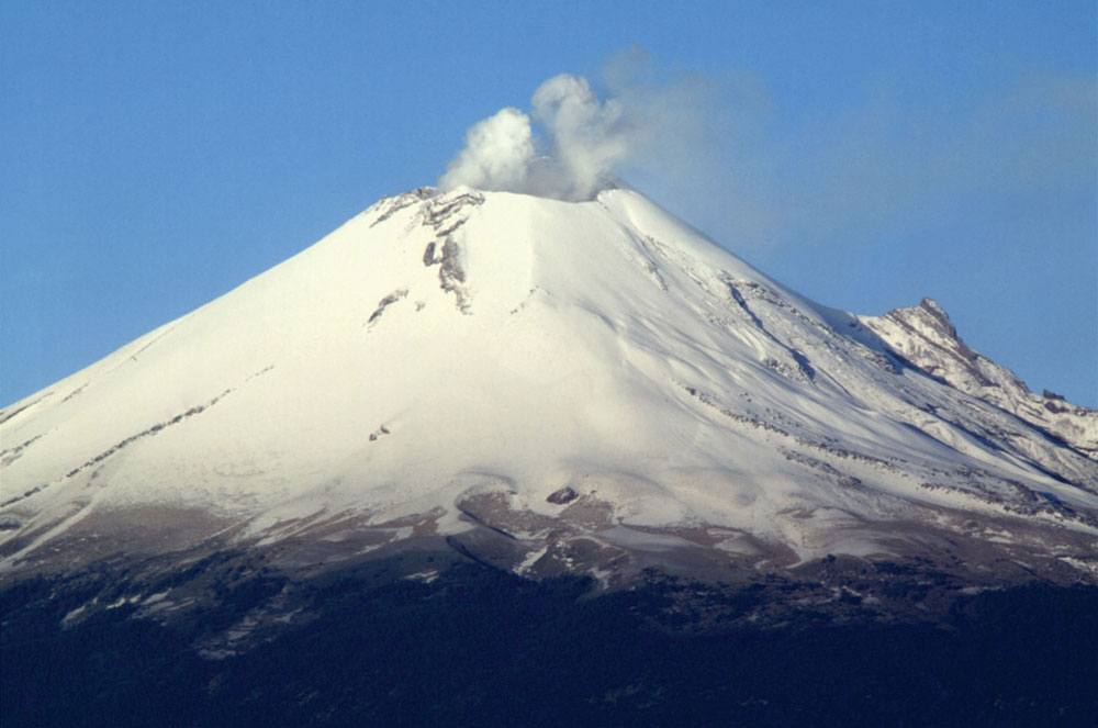 Mexico's strongest volcano exploded