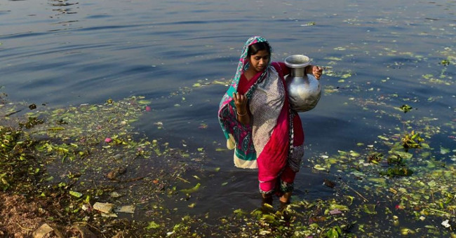 Millions of Bangladeshis have to use contaminated water daily