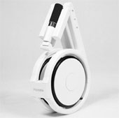 Mini electric bicycle, folded into the backpack