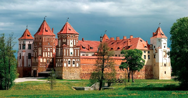 Mirsky Castle Complex - World cultural heritage in Belarus