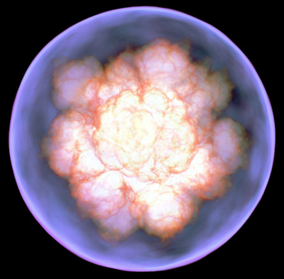Modifications of supernova type 1a