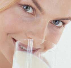 Mom drank milk and weighed more