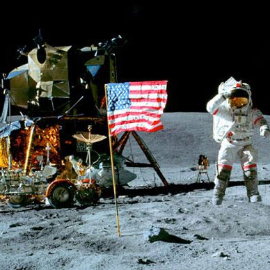 Moon dust is full of radioactivity