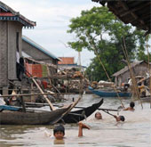 More than 100 people died from floods and heavy rains in Cambodia