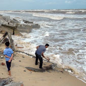 More than 30km of coastline in Thua Thien-Hue suffered severe landslides