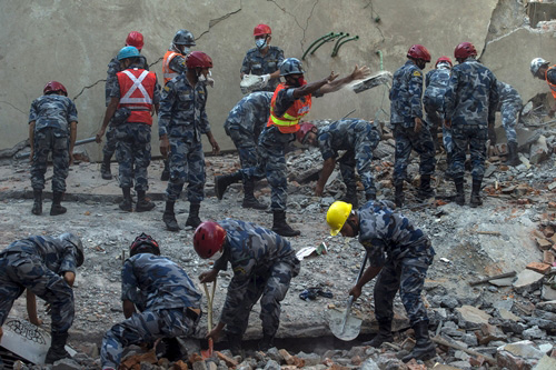 More than 40 people were killed in Nepal earthquake