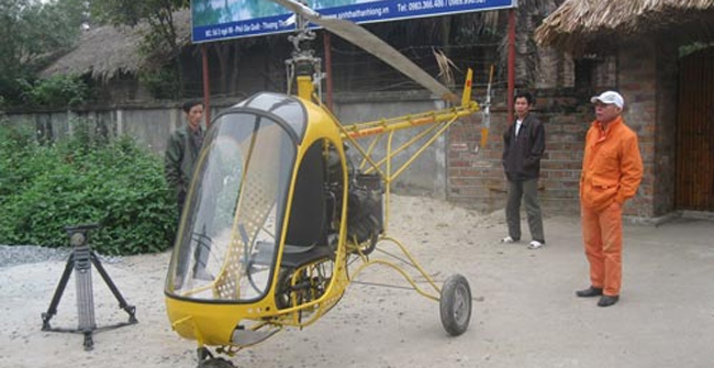 Motorbike repairers and two rice engineers