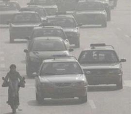 Motorcycle smoke is poisoning Asia