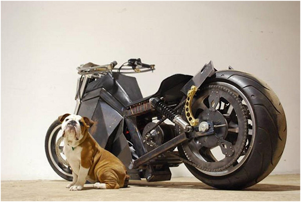 Motorcycles powered by wind power