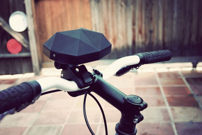 Multi-use speakers use the Turtle Shell for bicycles