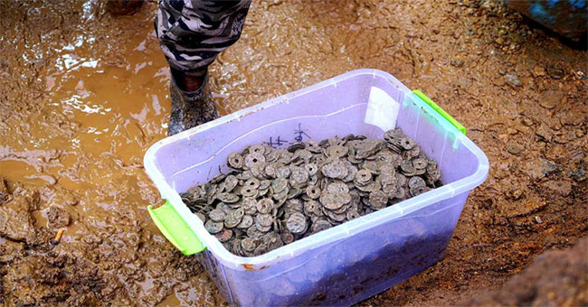Mysterious 5.6 tons of ancient coins buried under Chinese villages