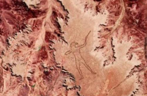 Mysterious aboriginal figure in Australia