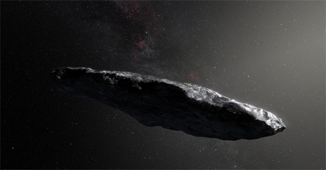 Mysterious asteroid suspects that the alien spaceship is