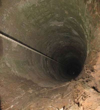 Mysterious circular holes in Russia