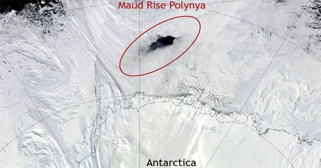 Mysterious decoding of strange ice holes constantly appearing in Antarctica for decades