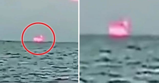Mysterious energy beams show up in the Pacific horizon