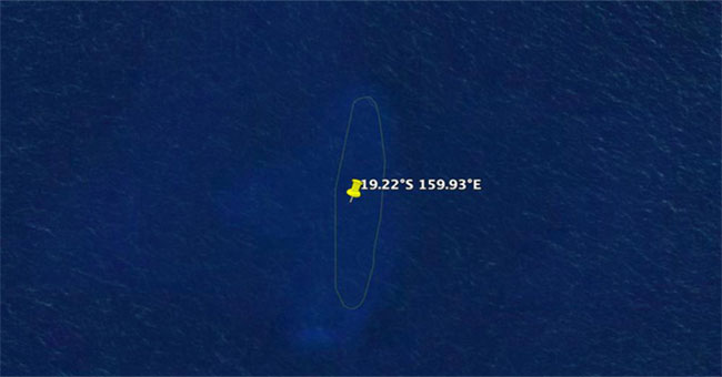 Mysterious 'ghost island' in the South Pacific