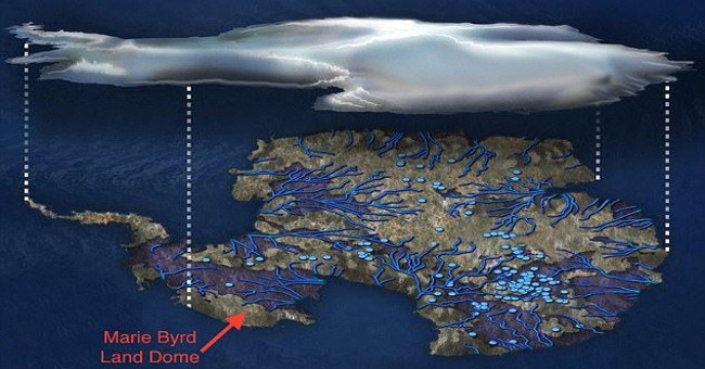 Mysterious hot stone plate is melting Antarctica