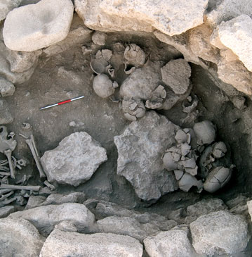 Mysterious skulls appear in Syria