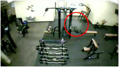 Mystery about ghosts in the gym