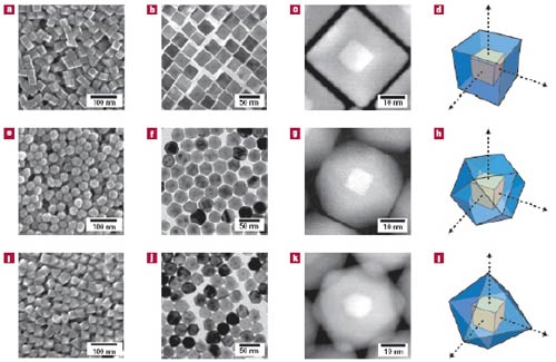 Nano cubes bring better shaped crystals